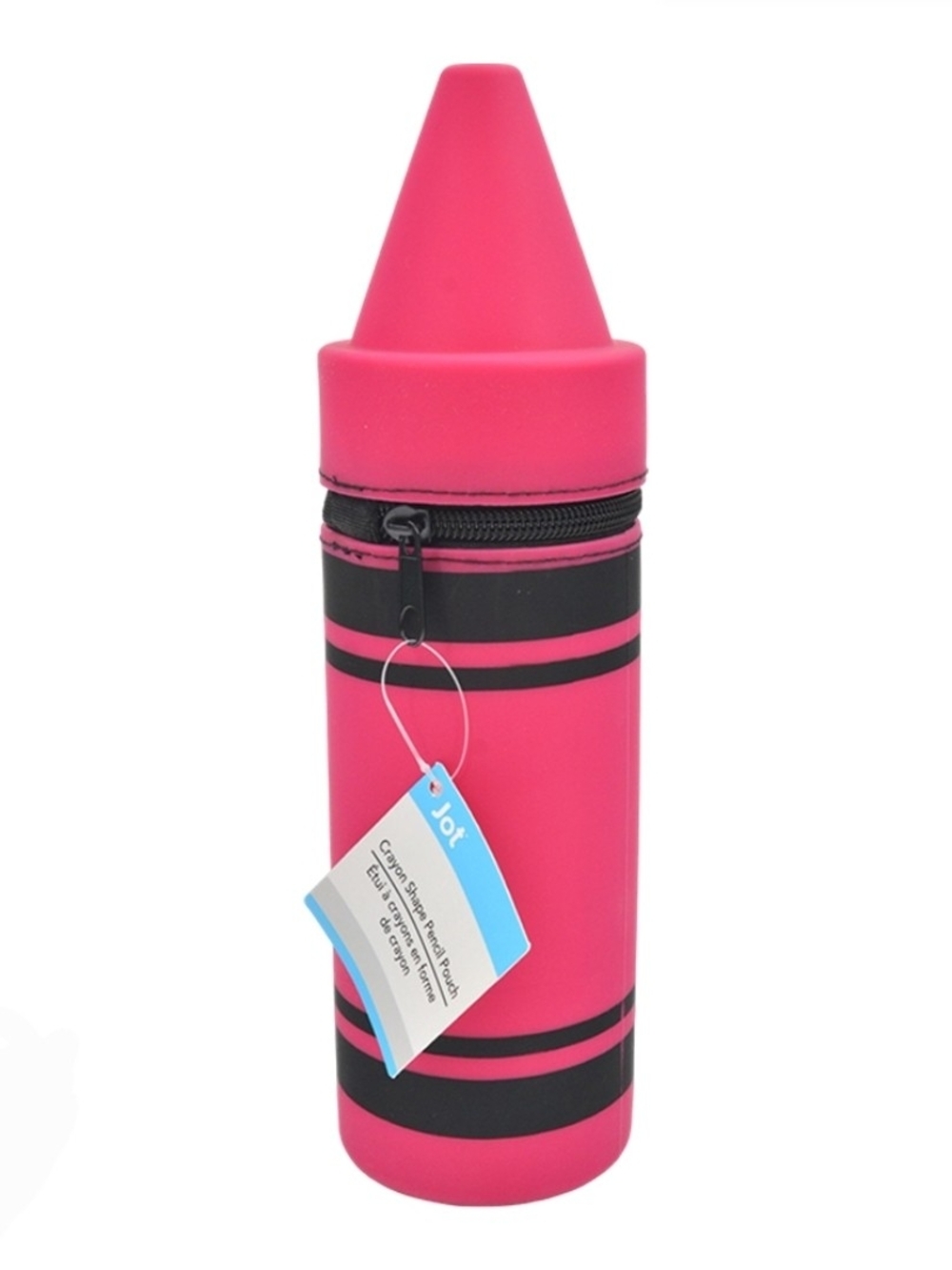 Red Crayon-Shaped Silicone Pencil Pouch- NWT